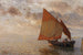 Bateau de pêche vénitien - Gustav Schönleber — visning af kunstværket