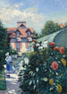 Dahlias i haven ved Petit-Gennevilliers - Gustave Caillebotte — visning af kunstværket
