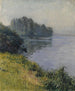 La Seine à l’île Marante par temps brumeux - Gustave Caillebotte — visning af kunstværket
