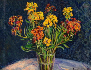 Bouquet de giroflées - Gustave Cariot — visning af kunstværket
