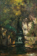 En vandfald nær Ornans - Gustave Courbet — visning af kunstværket