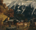 En alpinsk scene - Gustave Courbet — visning af kunstværket