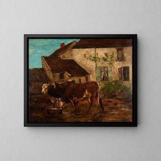 Gustave Courbet - At the Water Trough.webp
