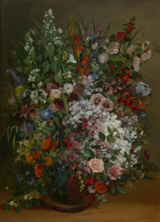 Gustave Courbet - Bouquet of Flowers in a Vase.webp