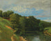 Château ved floden - Gustave Courbet — visning af kunstværket