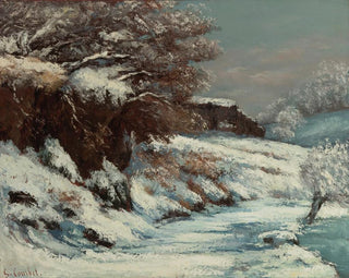 Effet de neige - Gustave Courbet — visning af kunstværket