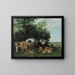 La Sieste pendant la saison des foin - Gustave Courbet — indrammet kunstværk på væggen