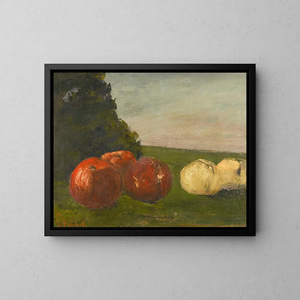 Naturtro - Gustave Courbet — indrammet kunstværk på væggen