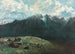 Vue panoramique des Alpes Les Dents du Midi - Gustave Courbet — visning af kunstværket