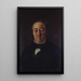 Portrait af hr. Corbinaud - Gustave Courbet — indrammet kunstværk på væggen