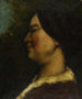 Portræt af kvinde - Gustave Courbet — visning af kunstværket