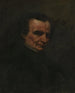 Portrait af komponisten Hector Berlioz - Gustave Courbet — visning af kunstværket