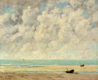 La Mer calme - Gustave Courbet — visning af kunstværket