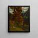 The Glen at Ornans Bords du Doubs Effet d'Automne - Gustave Courbet — indrammet kunstværk på væggen