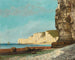 Les Falaises d'Étretat - Gustave Courbet — visning af kunstværket
