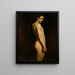Hvorfor ikke - Gustave Courbet — indrammet kunstværk på væggen