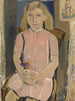 Pige i rosa - Gustave De Smet — visning af kunstværket