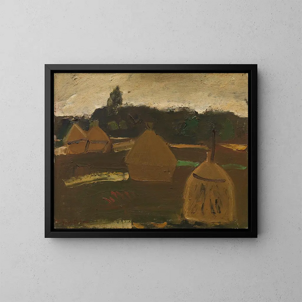 Meules - Gustave De Smet — indrammet kunstværk på væggen