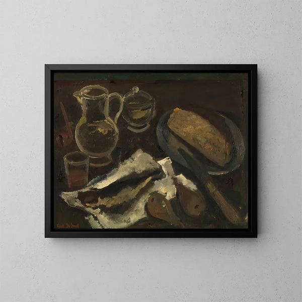 Naturtro - Gustave De Smet — indrammet kunstværk på væggen