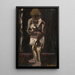 Chemise blanche sur fond noir - Gustave De Smet — indrammet kunstværk på væggen