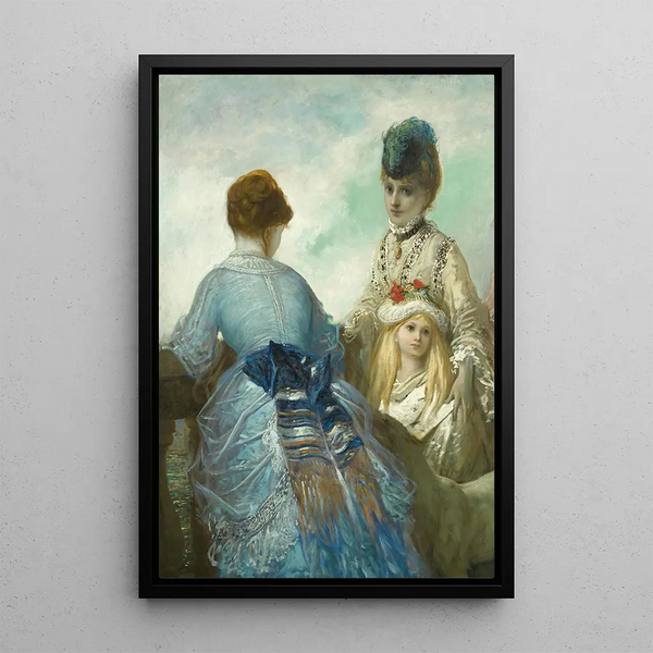 La promenade - Gustave Doré — indrammet kunstværk på væggen