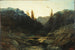 Ruisseau dans les montagnes au crépuscule - Gustave Doré — visning af kunstværket