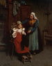 La leçon de couture - Gustave Henry Mosler — visning af kunstværket
