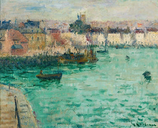 Avant-port de Dieppe - Gustave Loiseau — visning af kunstværket