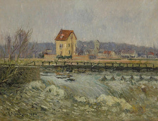 Barrage de Pontoise - Gustave Loiseau — visning af kunstværket