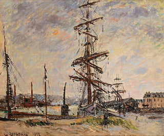 Gustave Loiseau - Bateaux  Quai Au Havre.webp