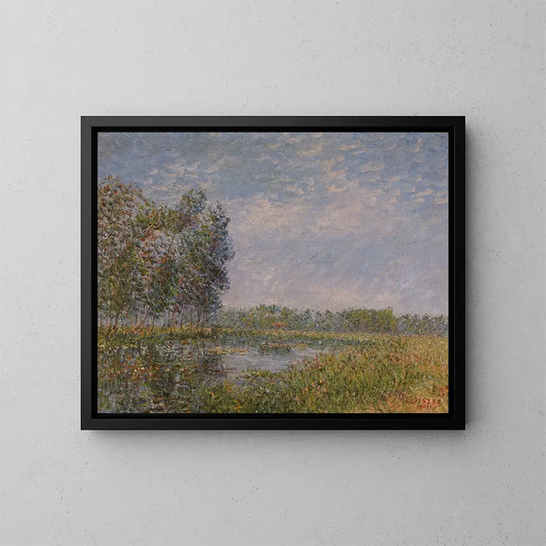 Bords de l'Eure, Normandie - Gustave Loiseau — indrammet kunstværk på væggen