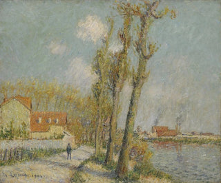 L'Oise til Pontoise - Gustave Loiseau — visning af kunstværket