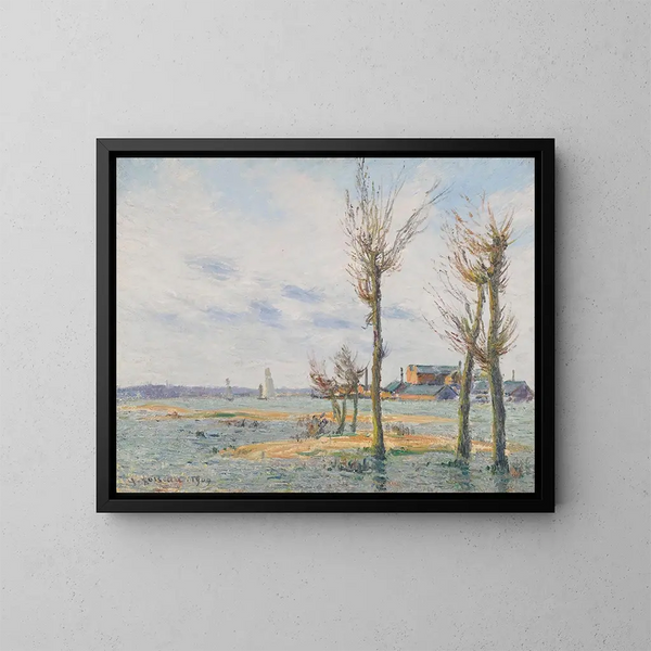 La Loire à Trentemoult - Gustave Loiseau — indrammet kunstværk på væggen