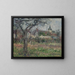 maleriet Le Clos de Monsieur Janson à Vaudreuil, Eure - Gustave Loiseau — indrammet kunstværk på væggen