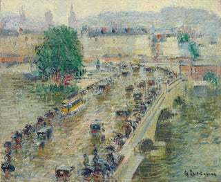 Le pont Corneille à Rouen - Gustave Loiseau — visning af kunstværket