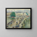 Le pont Corneille à Rouen - Gustave Loiseau — indrammet kunstværk på væggen