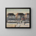 "Le pont de la Poissonnerie à Dieppe" - Gustave Loiseau — indrammet kunstværk på væggen