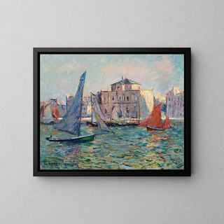Les Martigues - Gustave Loiseau — indrammet kunstværk på væggen