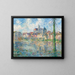 Moret-sur-Loing - Gustave Loiseau — indrammet kunstværk på væggen