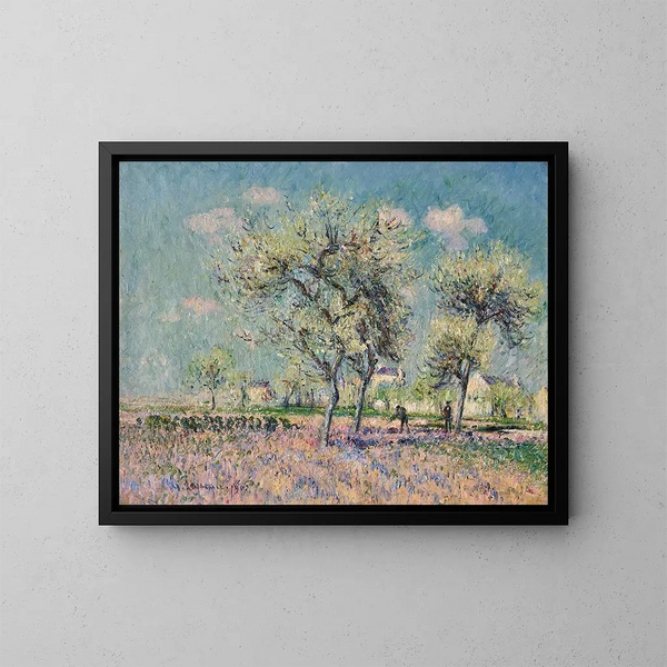 Landskab - Gustave Loiseau — indrammet kunstværk på væggen