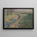 Landskabsmaleri med flod i landskabet - Gustave Loiseau — indrammet kunstværk på væggen