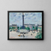 Place de la Bastille - Gustave Loiseau — indrammet kunstværk på væggen