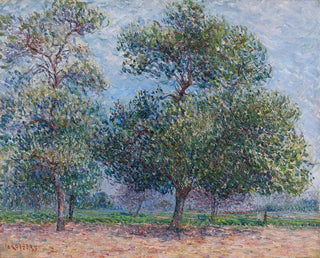 Forår, æbletræer i blomst - Gustave Loiseau — visning af kunstværket