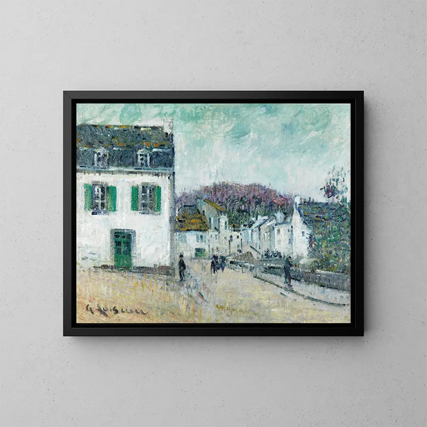 Rue de Pont-Aven - Gustave Loiseau — indrammet kunstværk på væggen