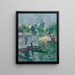 Saint-Gervais Paris - Gustave Loiseau — indrammet kunstværk på væggen