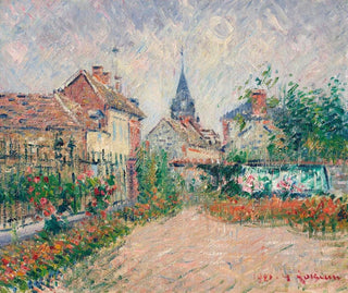 Vue de Saint-Cyr-du-Vaudreuil, Eure - Gustave Loiseau — visning af kunstværket