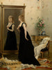 Devant le miroir - Gustave Léonard de Jonghe — visning af kunstværket