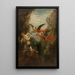 En helgen i ørkenen - Gustave Moreau — indrammet kunstværk på væggen