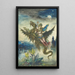 Rêve d'Orient - Gustave Moreau — indrammet kunstværk på væggen