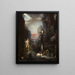 Hercules og Lernehinden - Gustave Moreau — indrammet kunstværk på væggen